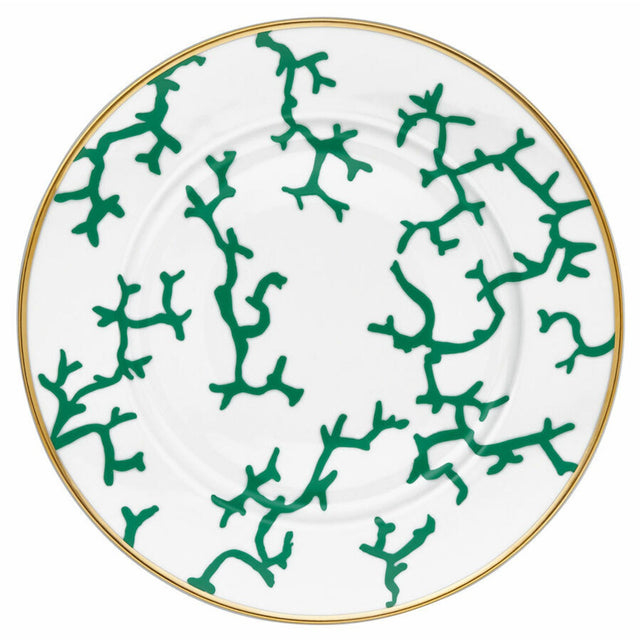 Raynaud Cristobal Emeraude Rim Plate,  31 cm Diameter