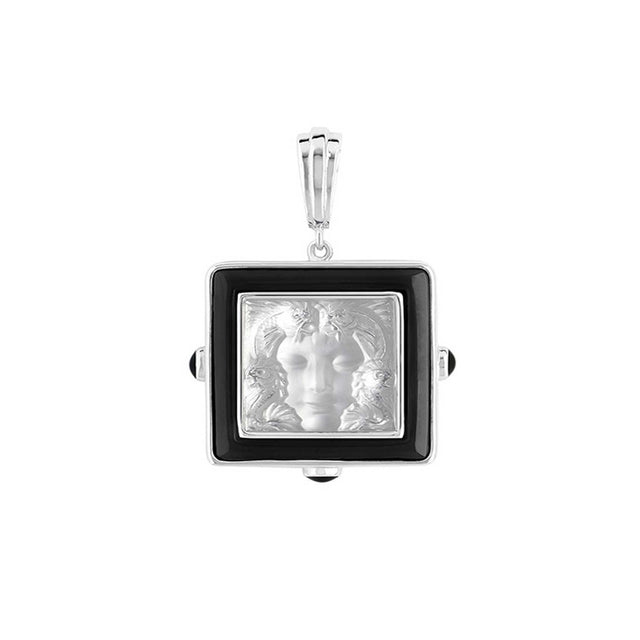 Lalique Arethuse Black Pendant