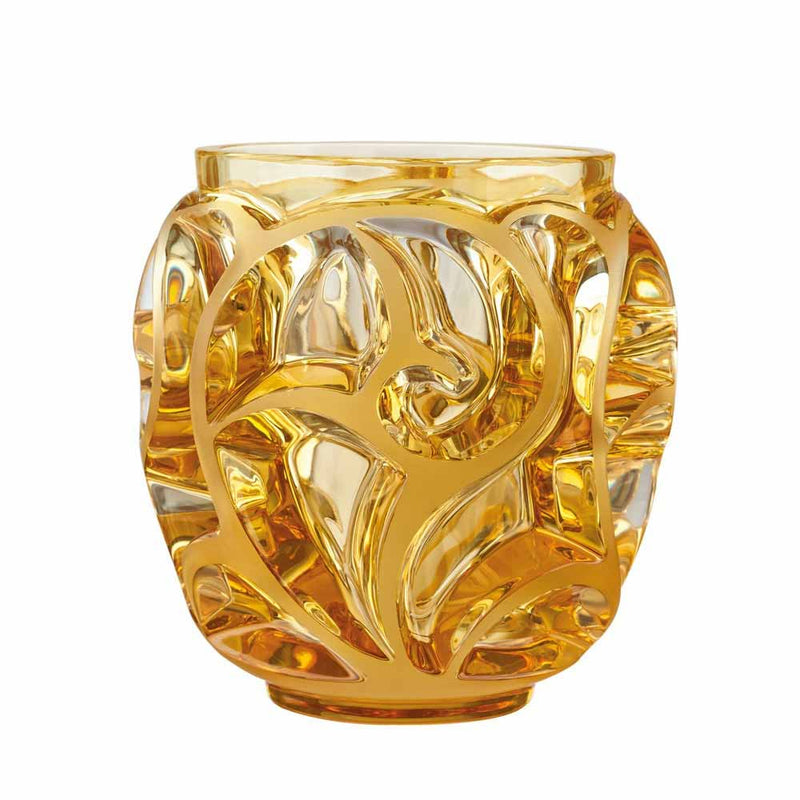 Lalique Amber Tourbillons Small Vase 10571300