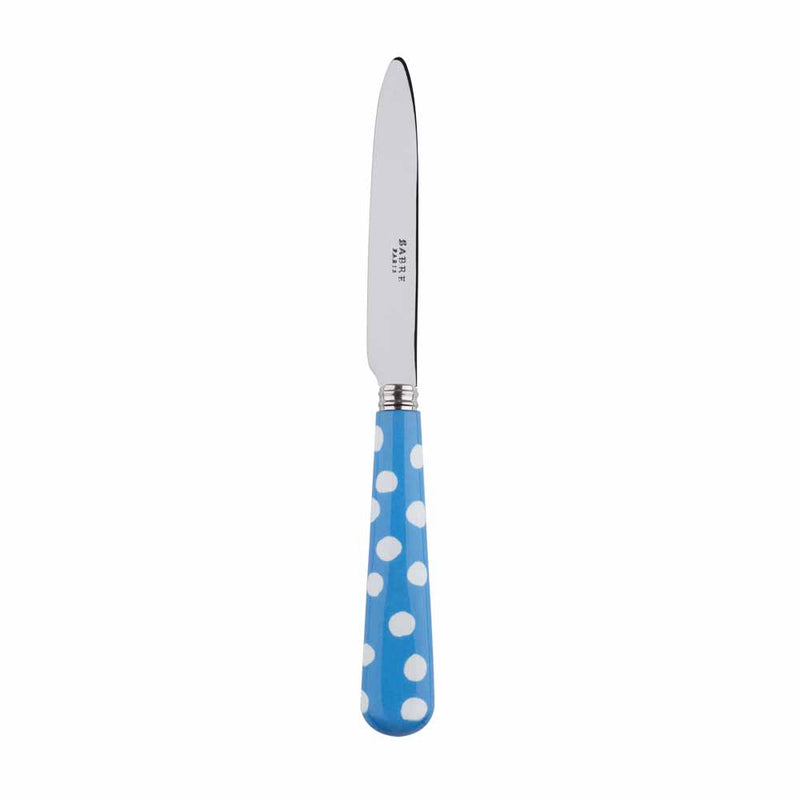 Sabre White Dots Sky Blue 20cm Dessert Knife