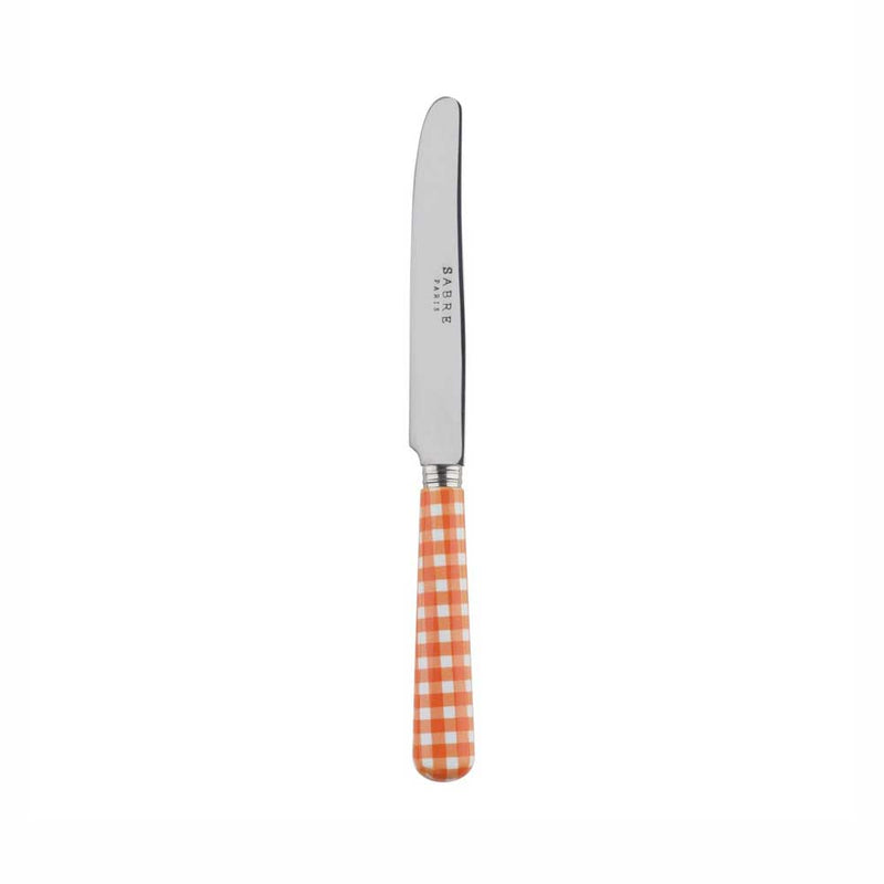 Sabre Gingham Orange 17cm Breakfast Knife