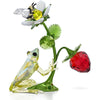 Swarovski Idyllia Frog, Bee and Strawberry