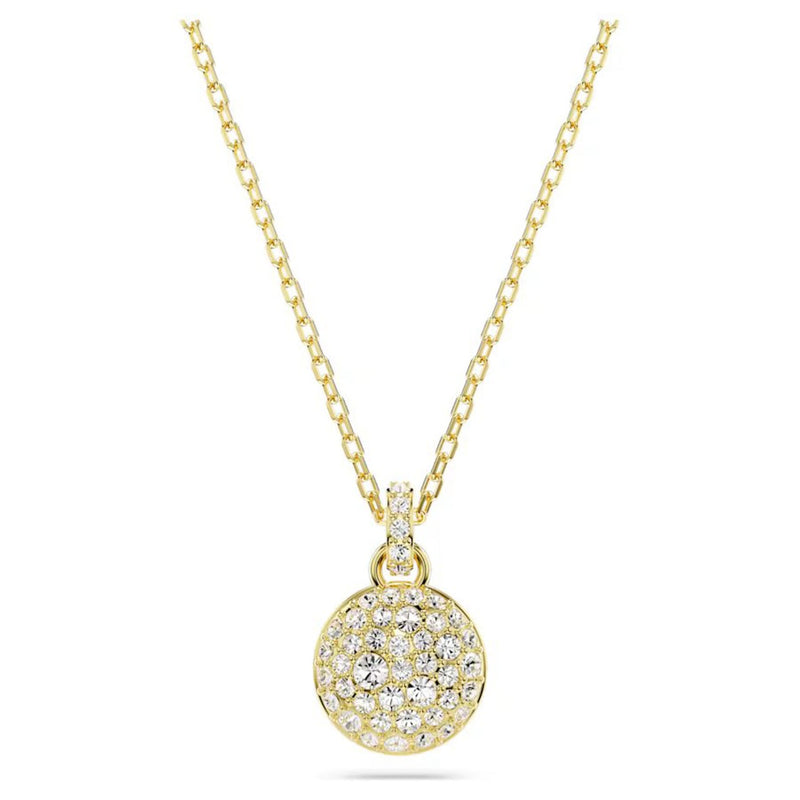 Swarovski Meteora pendant, White, Gold-tone plated
