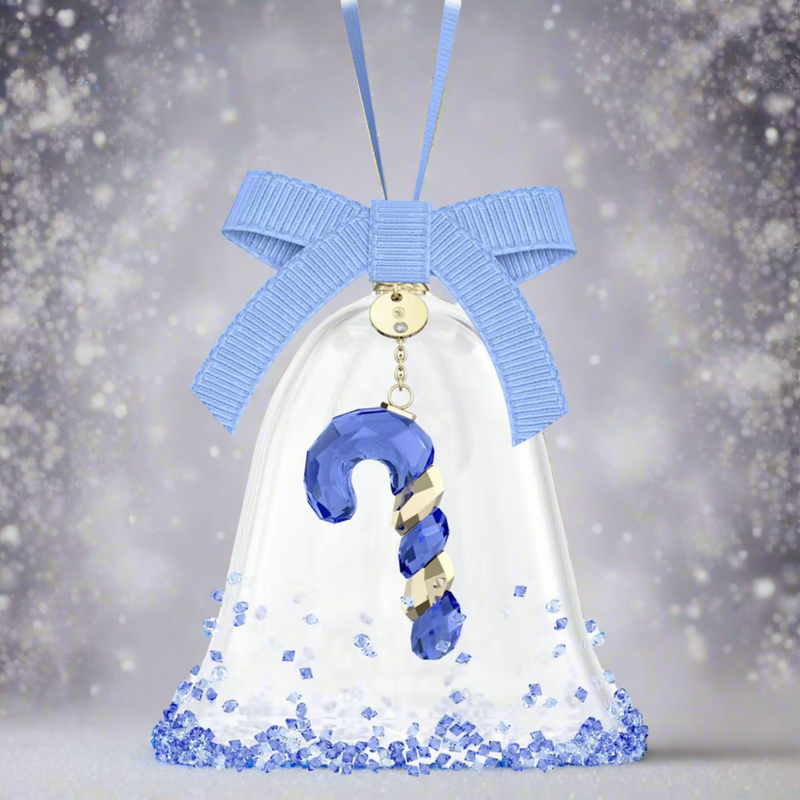 Swarovski Holiday Cheers Dulcis Bell Ornament, Blue