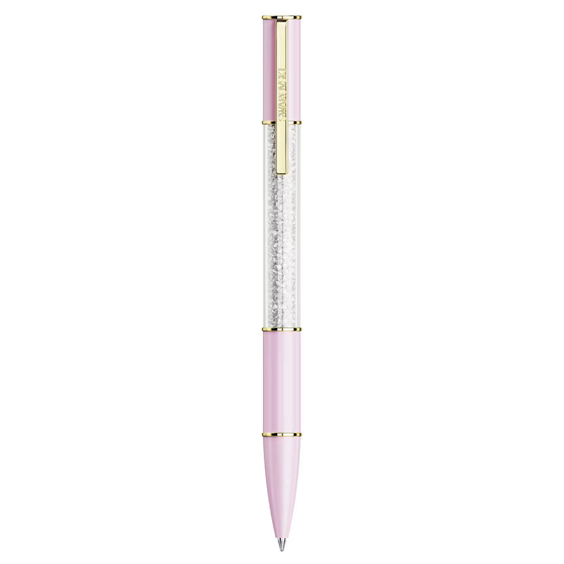 Swarovski Crystalline Lustre ballpoint pen, Pink, Gold-tone plated