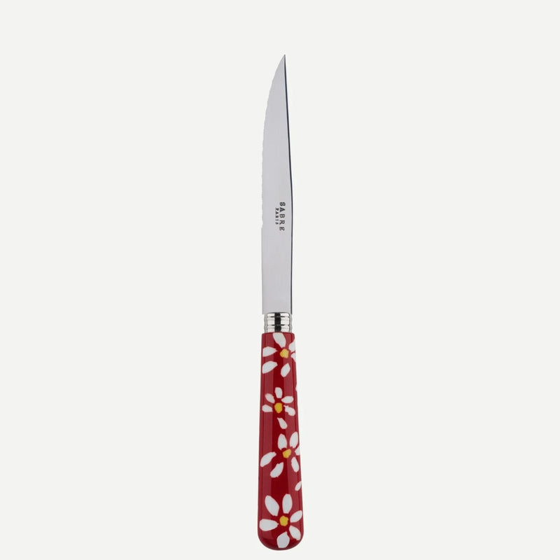 Sabre Daisy Red 23cm Steak Knife