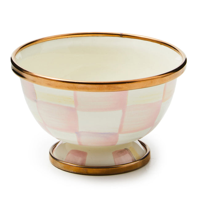 Mackenzie-Childs Rosy Check Little Sugar Bowl