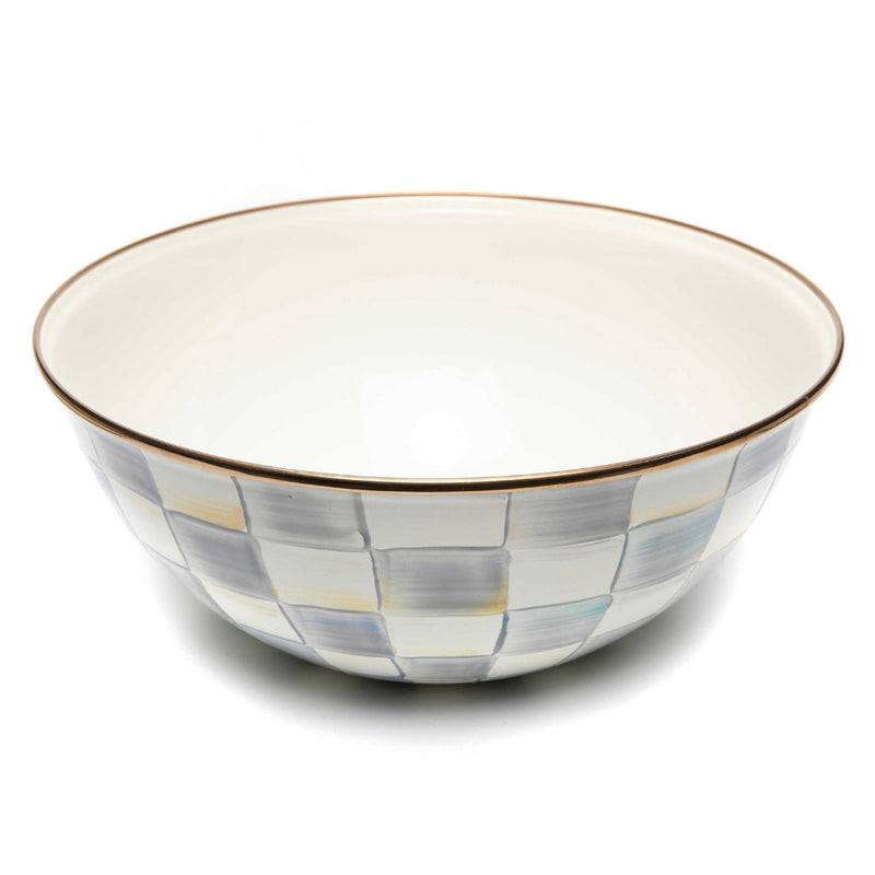 Mackenzie-Childs Sterling Check Everyday Bowl, Large
