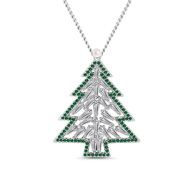 Amori Christmas Tree Necklace / Brooch