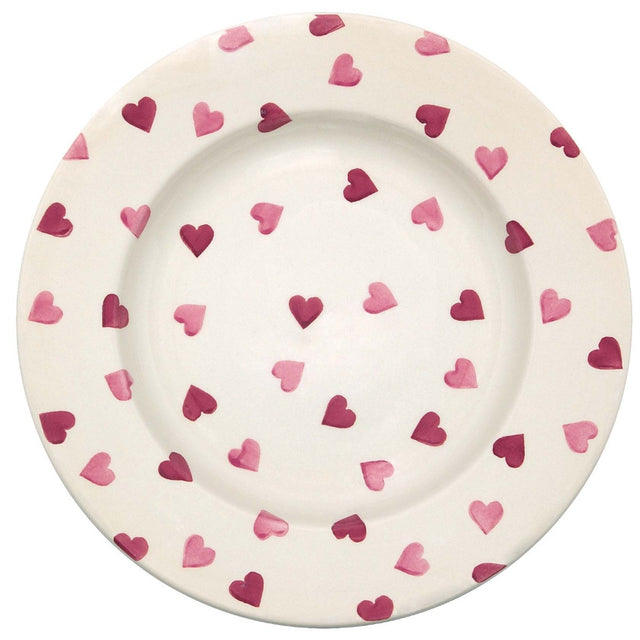 Emma Bridgewater Pink Hearts 10 1/2" Dinner Plate